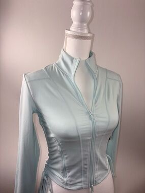 Nwt Size Medium Light Mint Zip-Up Active Jacket
